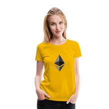 Load image into Gallery viewer, Ethereum Women’s T-Shirt - sun yellow
