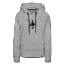 Load image into Gallery viewer, Ethereum Women’s Hoodie - heather grey
