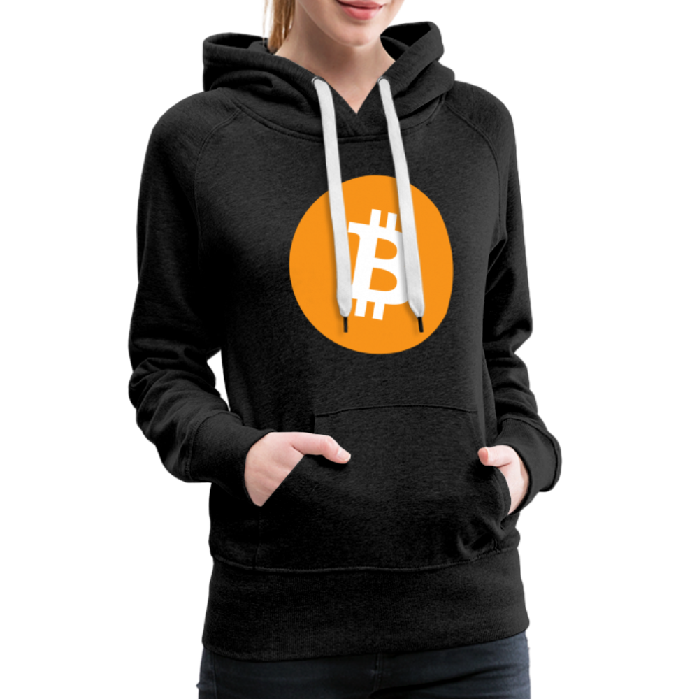 Bitcoin Women’s Hoodie - charcoal grey