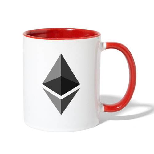 Ethereum Coffee Mug - white/red