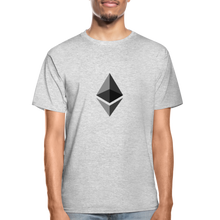 Load image into Gallery viewer, Ethereum Tagless T-Shirt - heather gray
