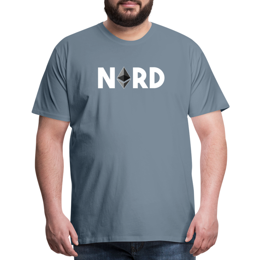 Ethereum Nerd Shirt - steel blue