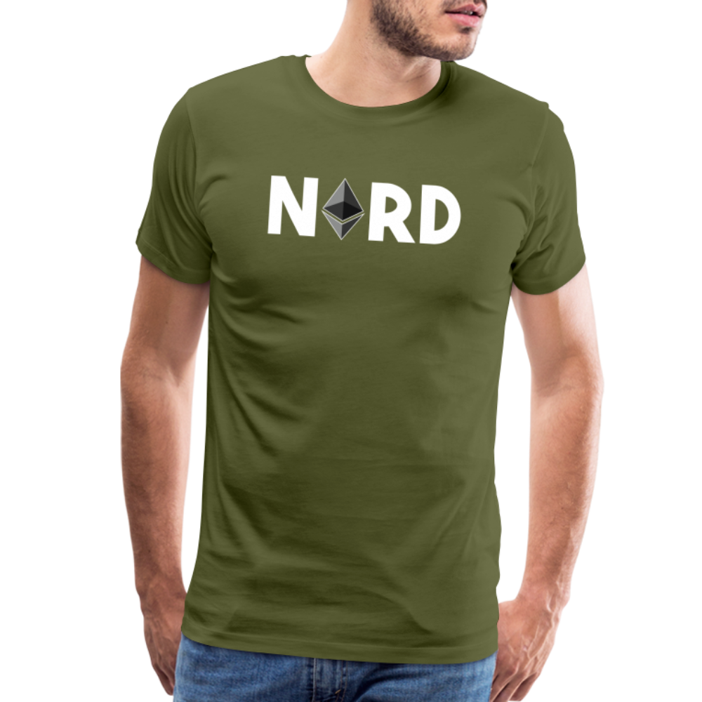 Ethereum Nerd Shirt - olive green